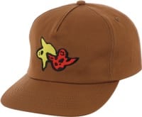 Krooked Lady Bug Snapback Hat - brown