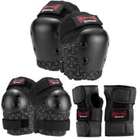 187 Killer Pads Six Pack Junior Pad Set - (independent trucks) black