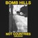 GX1000 Bomb Hills Not Countries T-Shirt - black/yellow - front detail