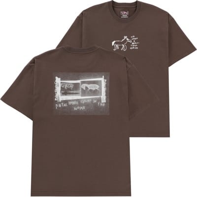 Polar Skate Co. Beautiful Horses T-Shirt - chocolate - view large