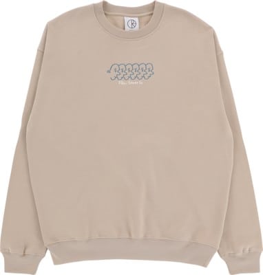 Polar Skate Co. Faces Crew Sweatshirt - taupe - view large