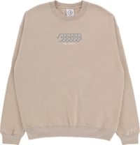 Polar Skate Co. Faces Crew Sweatshirt - taupe