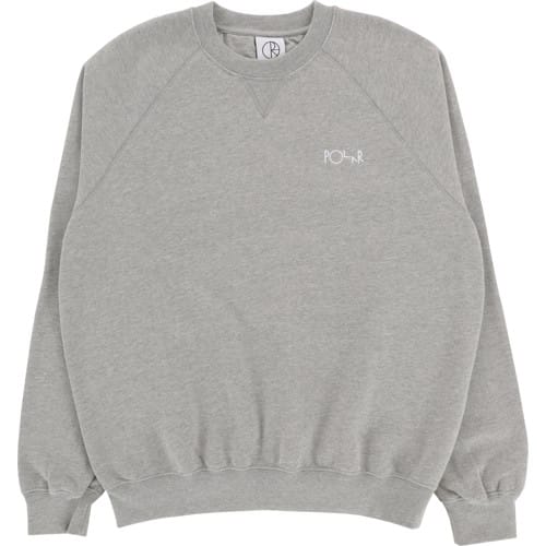 【POLAR SKATE CO】 DEFAULT CREWNECK [HEATHER GREY] Default Crewneck - Heather Grey – Polar Skate Co.