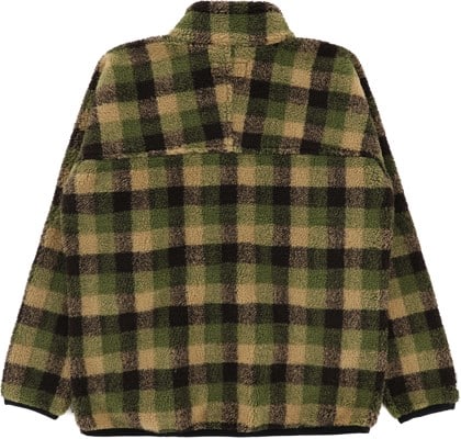 GX1000 Sherpa Fleece Jacket - green plaid | Tactics