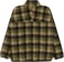 GX1000 Sherpa Fleece Jacket - green plaid - reverse