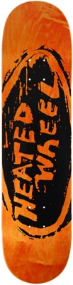 The Heated Wheel Oval 8.0 Skateboard Deck - orange - view large