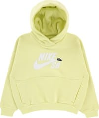 Nike SB Kids SB Hoodie - luminous green/white