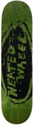 The Heated Wheel Oval 8.38 Skateboard Deck - army