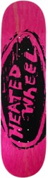 The Heated Wheel Oval 8.38 Skateboard Deck - pink