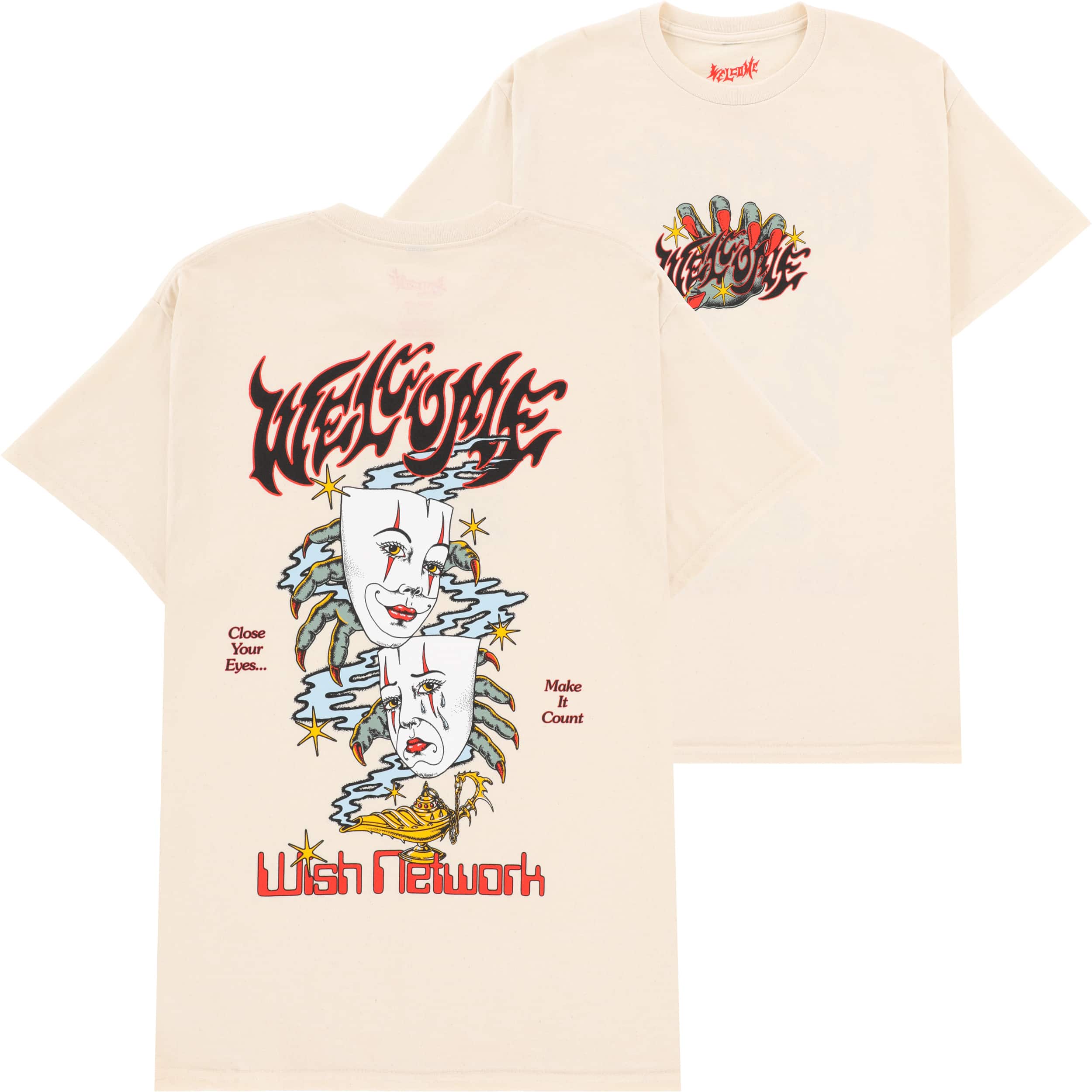 Welcome Wish T-Shirt - bone | Tactics