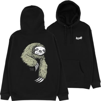 Welcome Sloth Hoodie - black/sage - view large