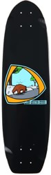 The Heated Wheel Bank Mauler 8.25 Skateboard Deck - black