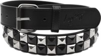 Loosey Checkered Stud Belt - black