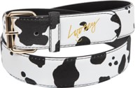 Loosey Cow Belt - black/white
