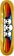 Alien Workshop Spectrum 8.25 Skateboard Deck - yellow