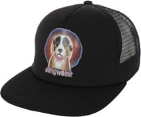 Stingwater Emotial Support Dog Trucker Hat - black