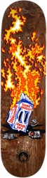 Black Label Akerley Fire Brewed 8.5 Skateboard Deck - brown