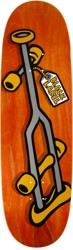 Black Label Crutch 9.5 Egg Shape Skateboard Deck - orange