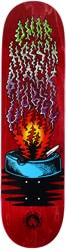 Black Label Hassan Ashtray 8.38 Skateboard Deck - red