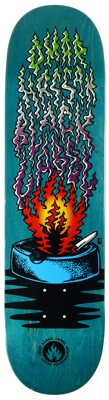 Black Label Hassan Ashtray 8.38 Skateboard Deck - teal - view large