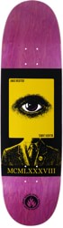 Black Label Reuter Eat The Rich 9.0 Egg Shape Skateboard Deck - purple