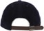 Tired Tired's Washed Cord Strapback Hat - navy - reverse