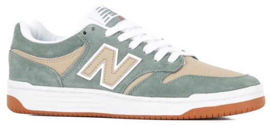 New Balance Numeric 480 Skate Shoes - light green/tan - view large