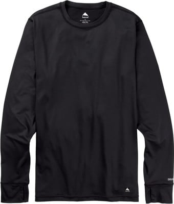 burton midweight crew base layer - true black s