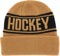 Hockey Stripe Beanie - gold - reverse