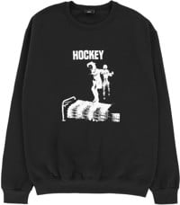 Hockey Jump Crew Sweatshirt - black