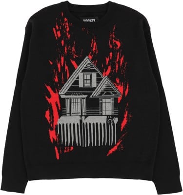 Hockey Up In Flames Sweater - black - view large