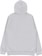 Tired Tired's Hoodie - heather gray - reverse