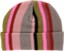 Frog Vertical Stripe Beanie - grey/pink - reverse
