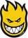 Spitfire Fireball LG 11" Sticker - yellow