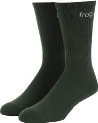 Frog Frog Sock - dark green