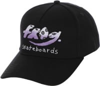 Frog Dino Logo 5-Panel Hat - black/black