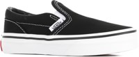 Vans Kids Classic Slip-On Shoes - black/true white