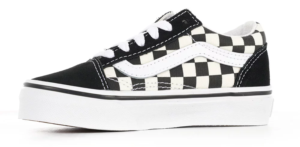 vans old skool primary checkerboard black white