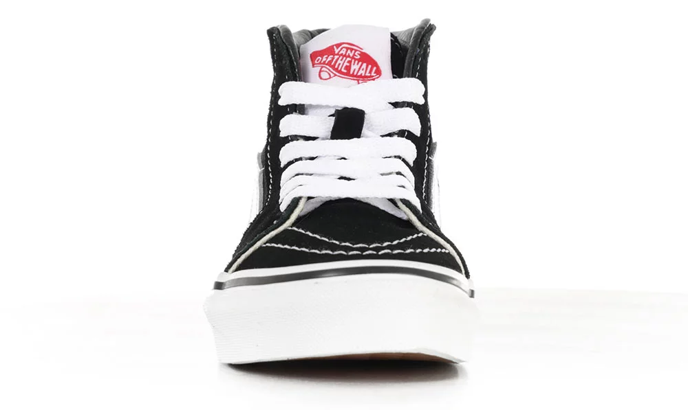 Vans Kids Sk8-Hi Shoes - black/true white | Tactics display picture 2