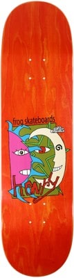Frog Dustin Henry Sun-Star-Moon 8.25 Skateboard Deck - orange - view large