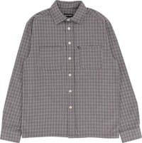 Passport Workers Check L/S Shirt - blue heather