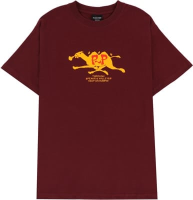 Passport Peaks & Valleys T-Shirt - maroon - view large