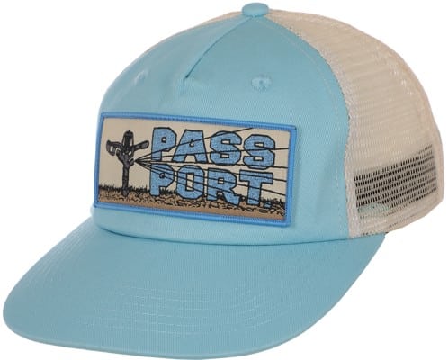 Passport Water Restrictions Workers Trucker Hat - powder blue - view large