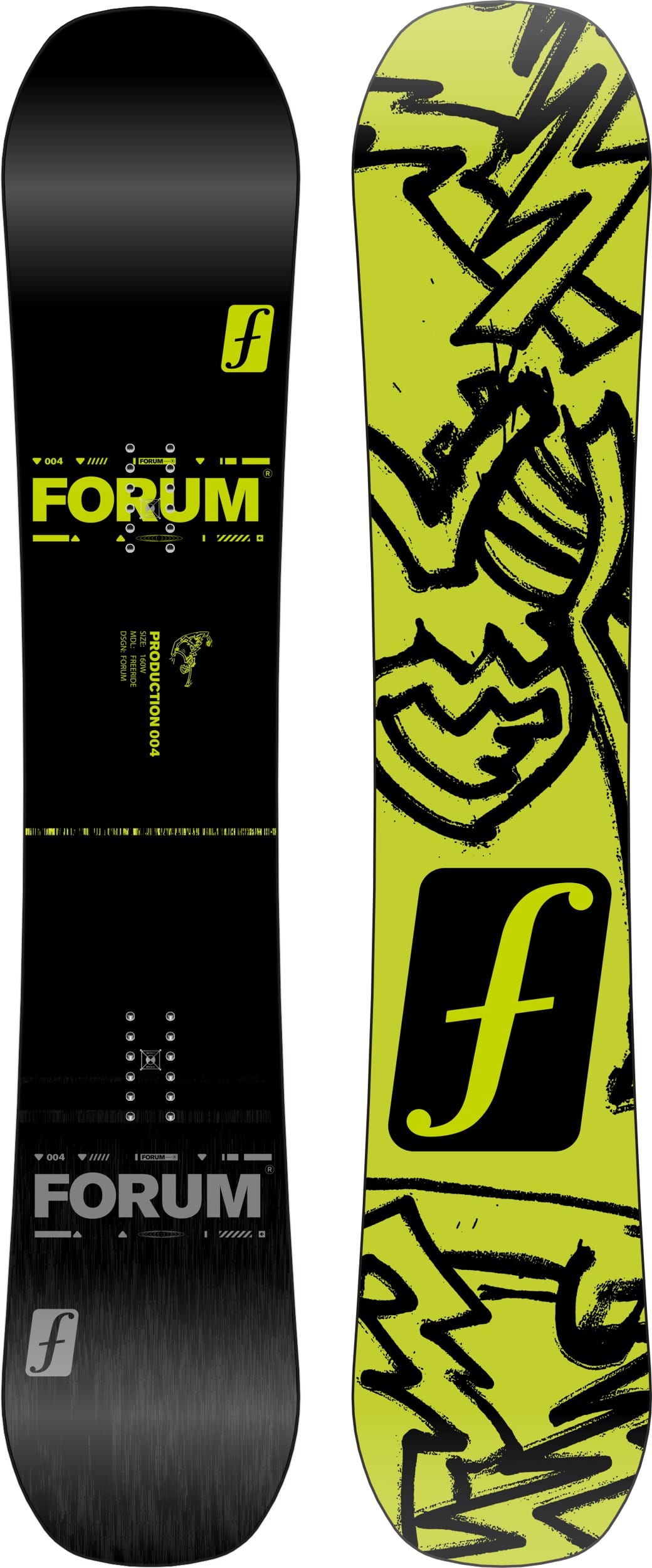 Forum Production 004 (Freeride) Snowboard 2024 Tactics