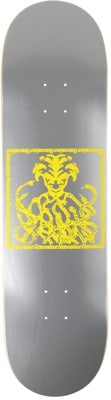 Limosine Snake Pit 8.5 Skateboard Deck - silver/yellow - view large