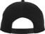Thrasher Flame Embroidered Snapback Hat - black - reverse