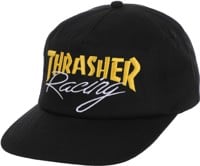 Thrasher Thrasher Racing Snapback Hat - black