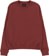 RVCA Dayshift Crew Sweatshirt - red earth