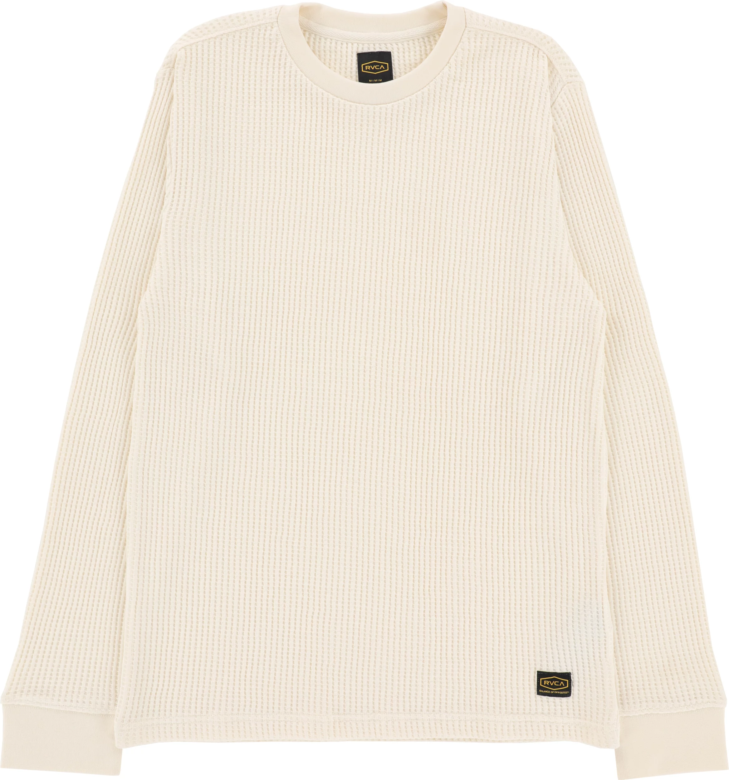 RVCA Day Shift Thermal L/S T-Shirt off white Tactics