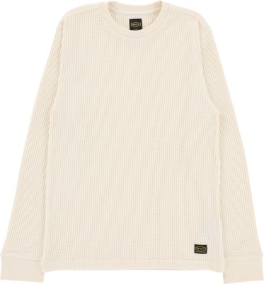 RVCA Day Shift Thermal L/S T-Shirt - off white - view large